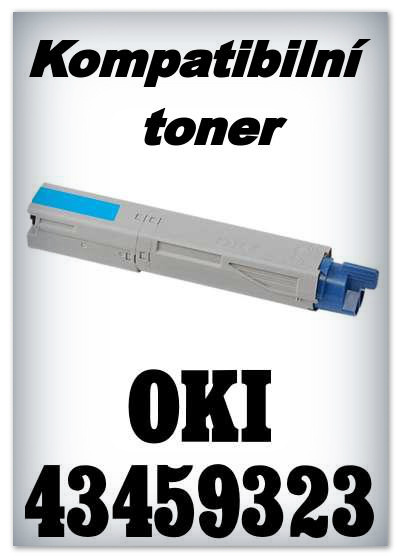 Kompatibilní toner OKI 43459323 - cyan