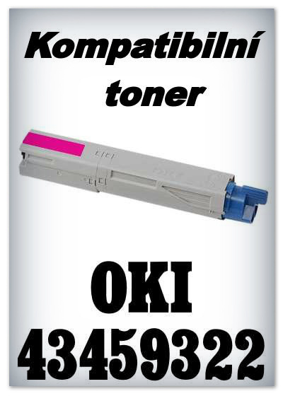 Kompatibilní toner OKI 43459322 - magenta