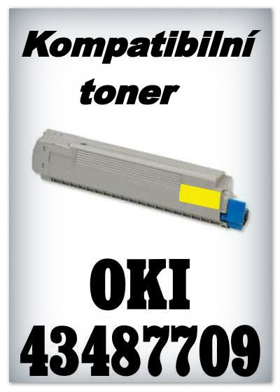 Kompatibilní toner OKI 43487709 - yellow