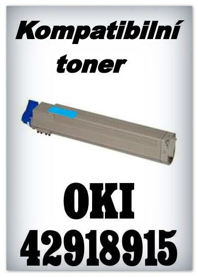 Kompatibilní toner OKI 42918915 - cyan