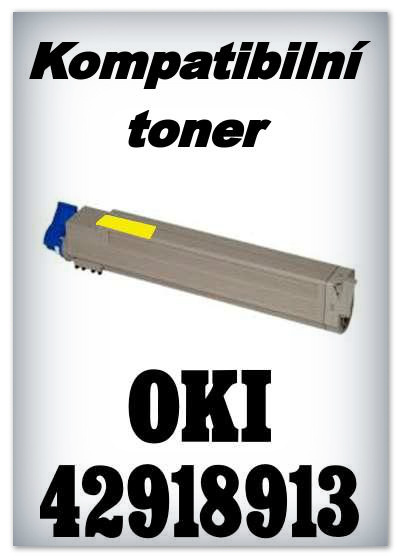 Kompatibilní toner OKI 42918913 - yellow