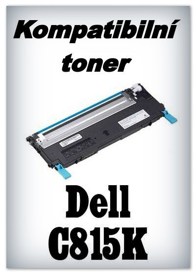 Kompatibilní toner Dell C815K - cyan