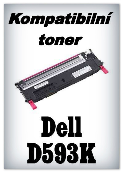 Kompatibilní toner Dell D593K - magenta