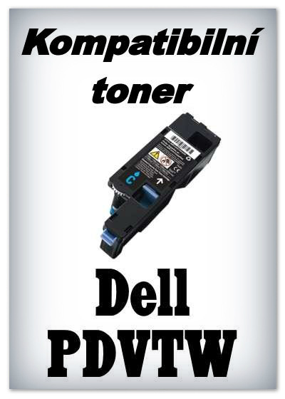 Kompatibilní toner Dell PDVTW - cyan