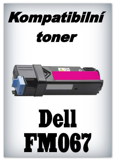 Kompatibilní toner Dell FM067 - magenta