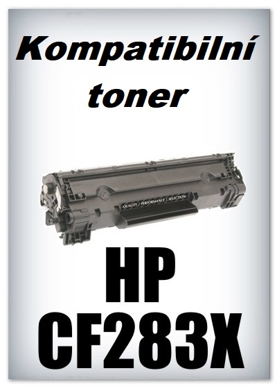 Kompatibilní toner HP CF283X - black