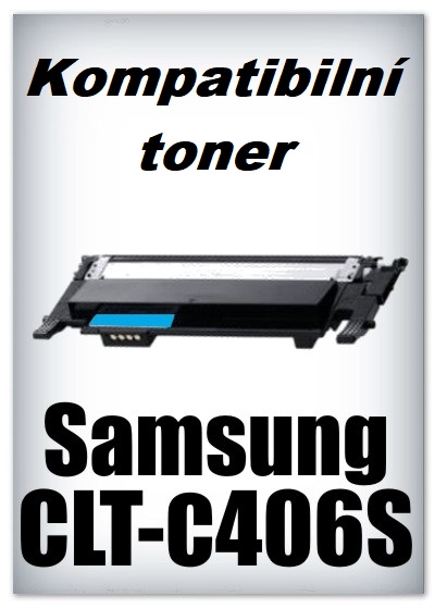 Kompatibilní toner Samsung CLT-C406S - cyan