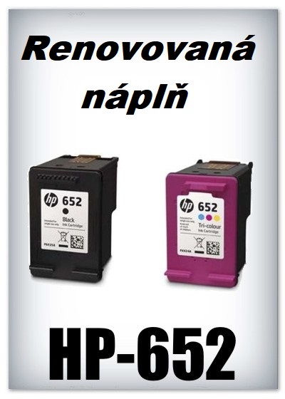 Npln do tiskren HP-652 XL (renovovan)