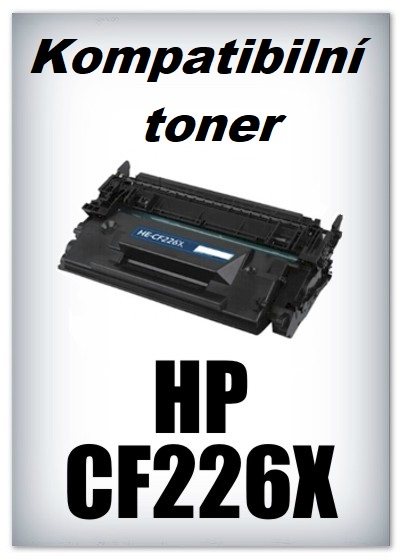 Kompatibilní toner HP CF226X - black