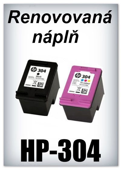 SuperNakup - Náplň do tiskárny HP-304 - color - renovovaná