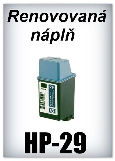 SuperNakup - Náplň do tiskárny HP-29 - renovovaná