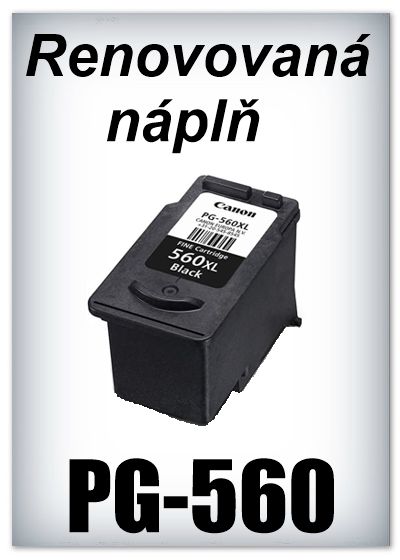 SuperNakup - Náplň do tiskárny Canon - PG-560 XL - black - renovovaná