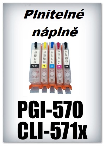 Plniteln npln Canon CLI-571 a PGI-570